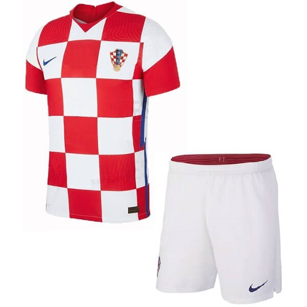 Camiseta Croacia Primera Niños 2020 Rojo